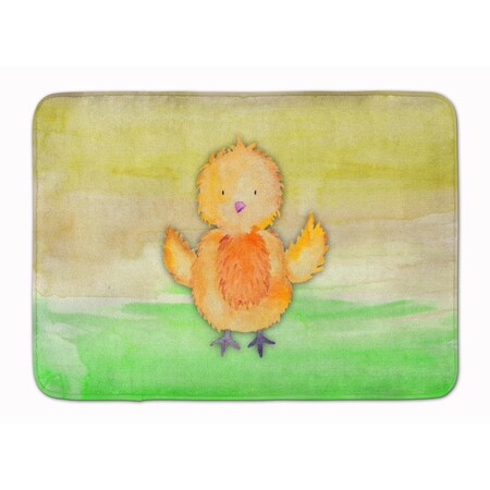 Carolines Treasures Chicken Watercolor Machine Washable Memory Foam Mat BB7411RUG